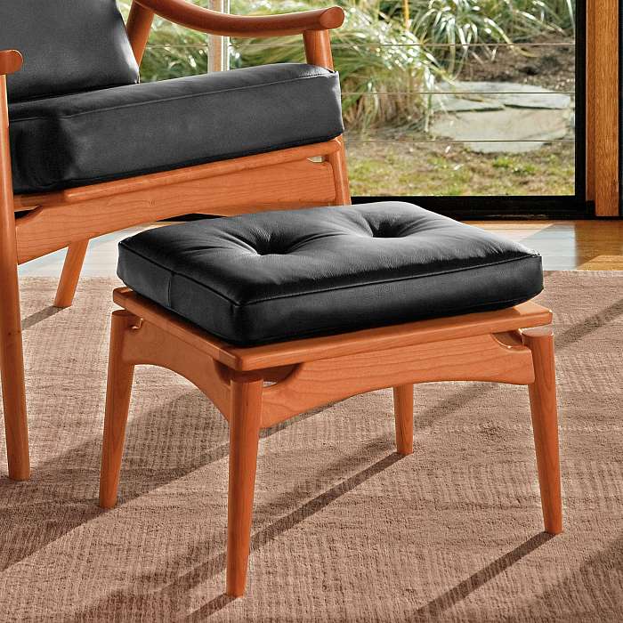 Thos Moser Lolling Chair with Ottoman, 37% Off