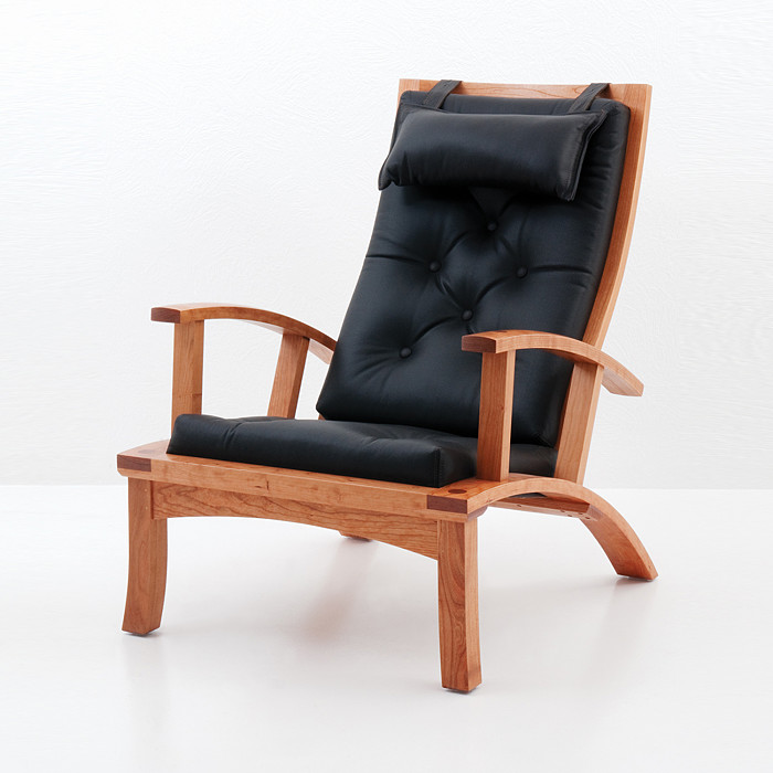 Thos. Moser - Our beautiful Lolling Chair is shaped to